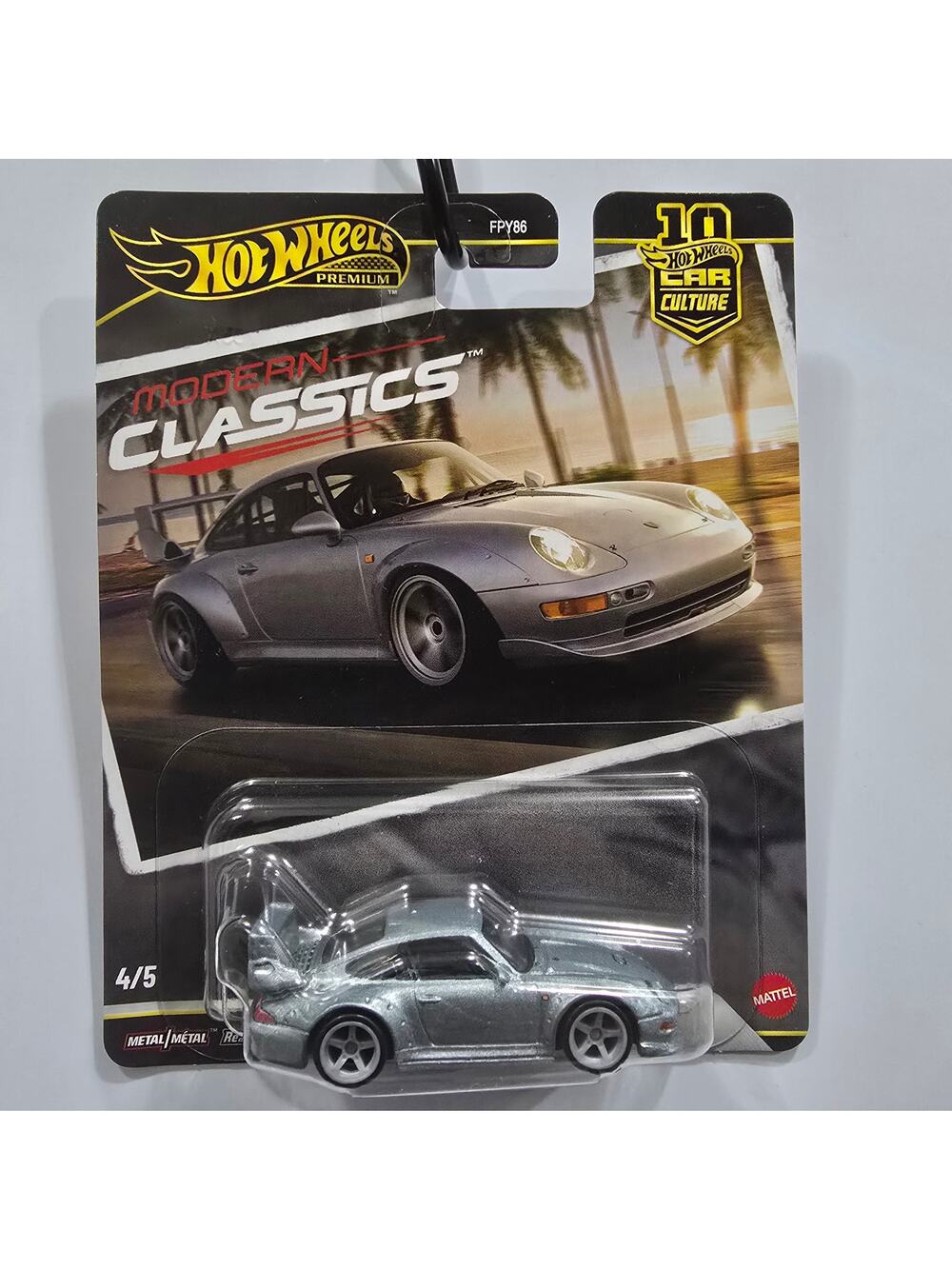 Hot Wheels Premium Car Culture Modern Classics Porsche 911 993 4/5 MOC Silver